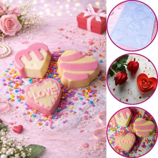 FORMA BWB C/ SILICONE ESPECIAL SP CORAÇÕES 3678 (BWB MAES NAMORADOS) em Oferta na Shopee