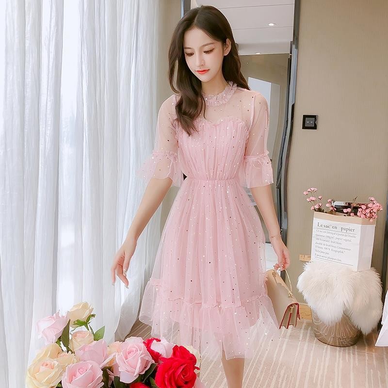 Vestido vestido fada Super fada floresta estilo vestido francês roupas femininas 2026 na moda mais magro olhar vestido l