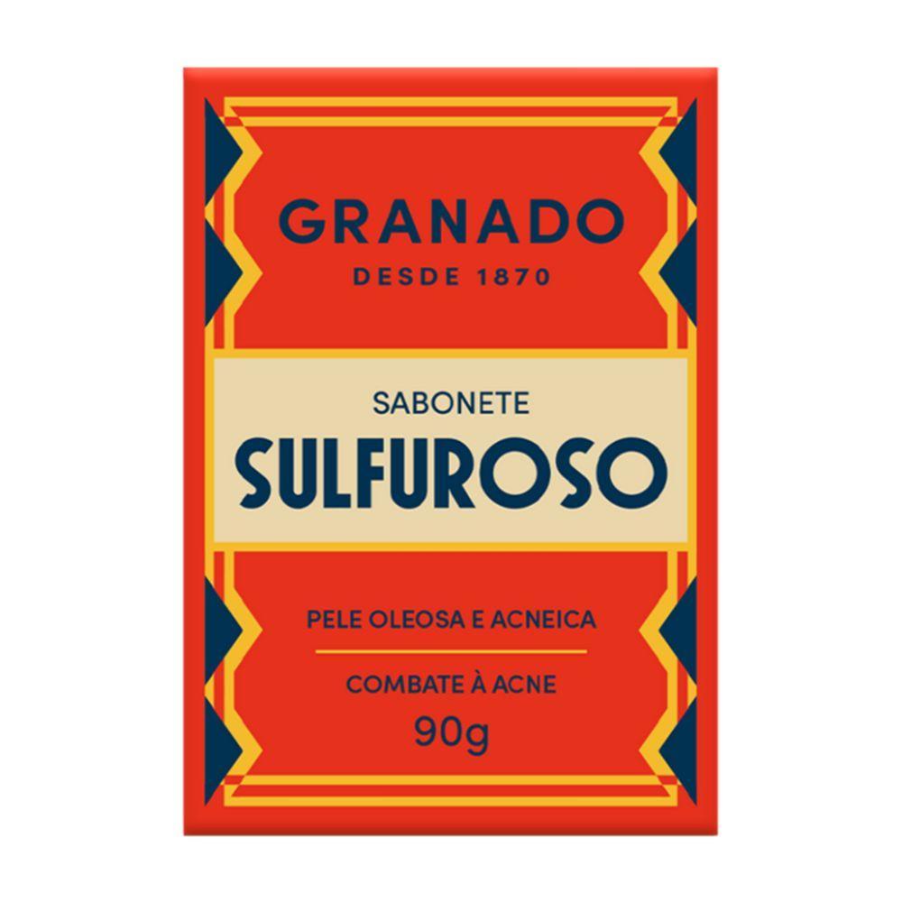 SABONETE GRANADO SULFUROSO ENXOFRE 10% 90G em Oferta na Shopee