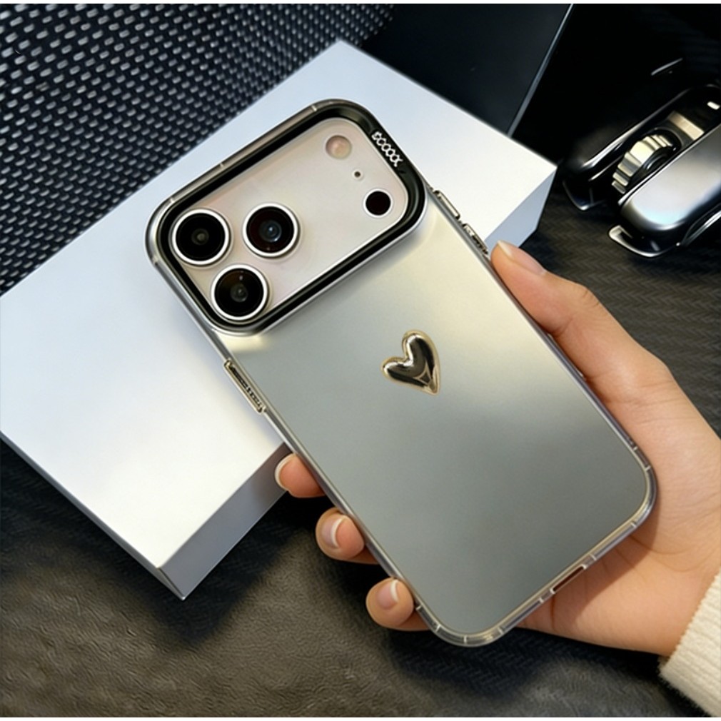 Capa DF Para Motorola MOTO G84 G54 G64 G54Power G14 G22 G24 C04 3D Metal Coração