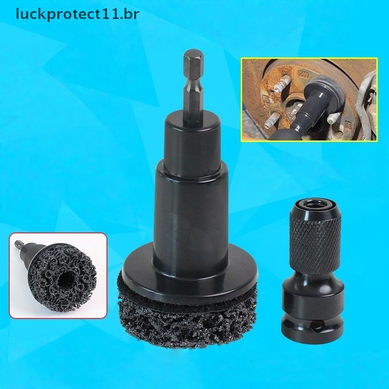 LTBR 1 Conjunto Kit De Limpeza De Moagem De Freio Removedor De Ferrugem Ferramenta De Polimento Escova De Cubo De Roda A