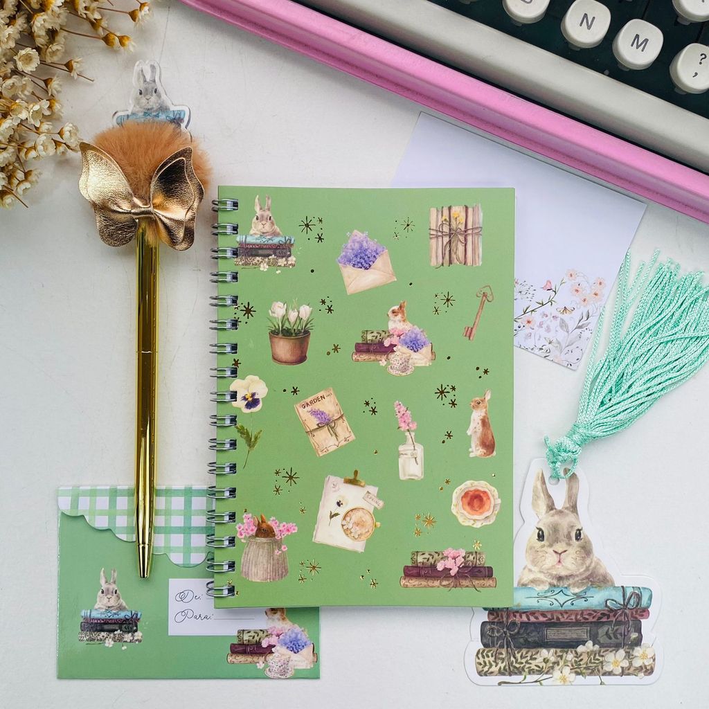 Ovo de Papelaria Kit Papelaria - Cartas no Jardim Coelho