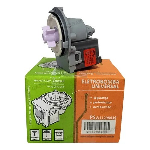 BOMBA ELETROBOMBA BRASTEMP/CONSUL 220V S/ CARCACA ORIGINAL - W10849470
