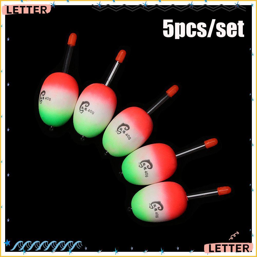 Carta 5 Pçs/set Pesca Noite Flutuador Bobber Quente Vara De Luz De Plástico