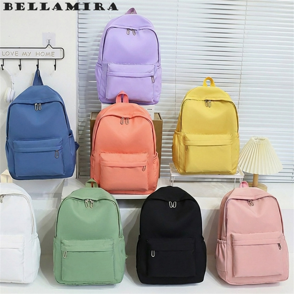 🎒 Mochila Unissex De Nylon À Prova D'água | Leve E Grande Capacidade | Ideal Para Escola, Trabalho E Viagem ✨