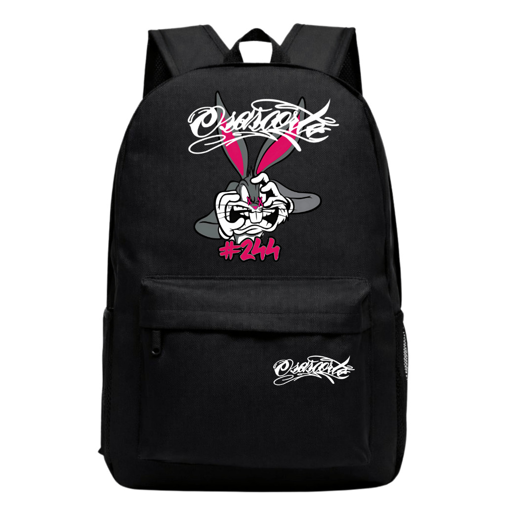 Mochila Estampada Osascorte 244 Motoqueiro Grau Coelho Role Escola Estampado Sttshop