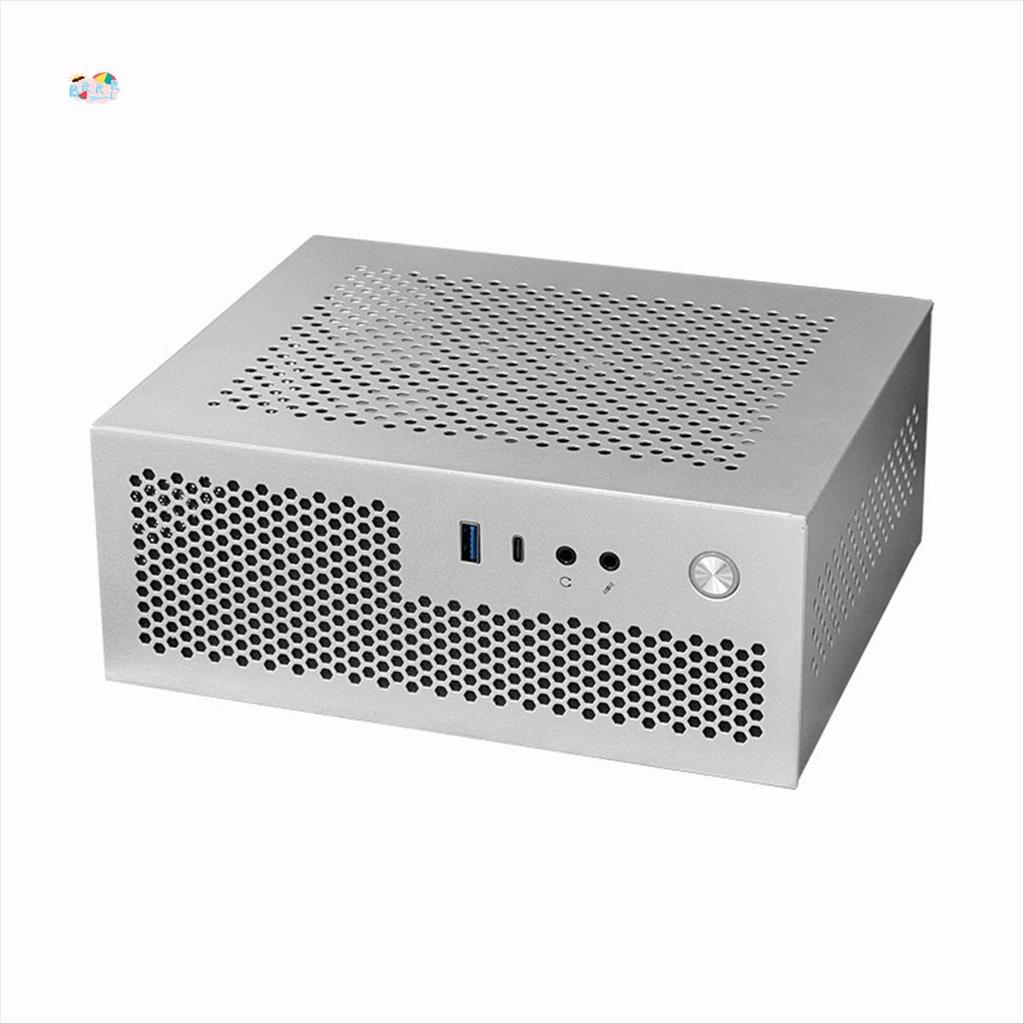 A09 HTPC Caso De Computador Mini ITX Gaming PC Chassis Desktop USB3.0 Tipo-C Em Casa Fácil Instalação Prata