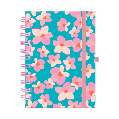 Caderno A6 Argolado Sakura - Capa Dura 80 Folhas 105X145mm - Molin em Oferta na Shopee