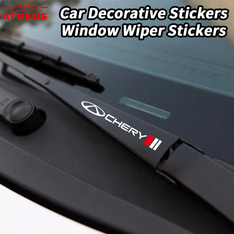2Pçs Chery Adesivo De Carro Limpador De Janela Adesivos Decoração Decalques Para Tiggo 8 Pro 7 Pro Plus CAOA Tiggo 5X