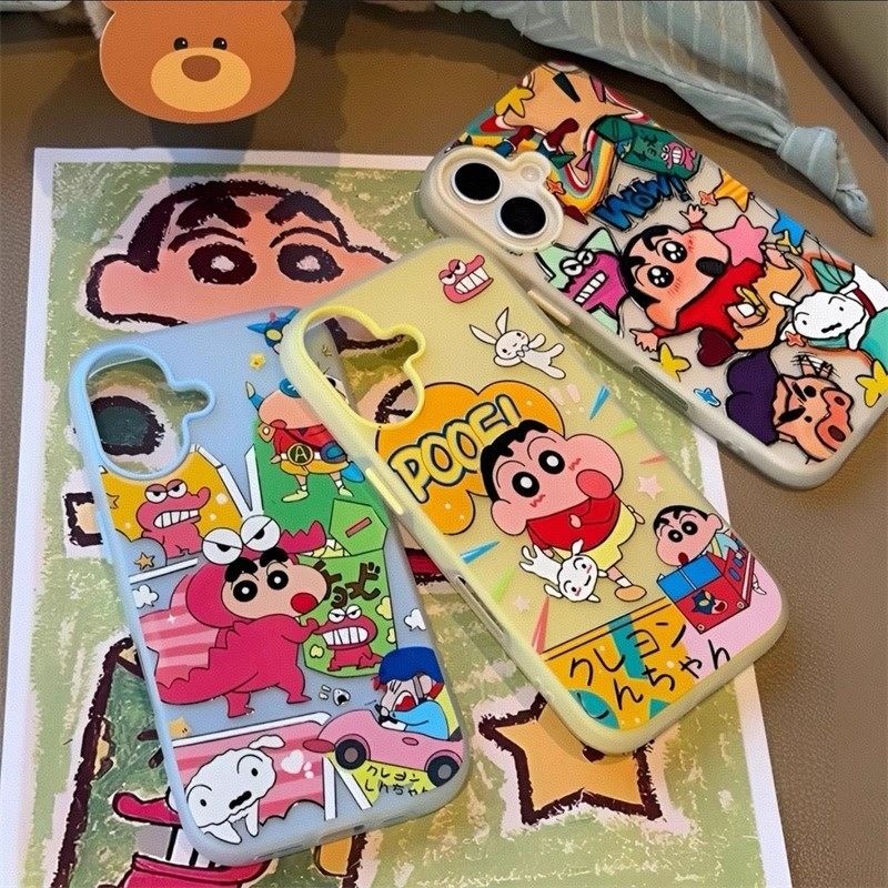 Crayon Shin Chan Marcon Núcleos Jelly Case Para Samsung A17 A07 A26 A06 A16 A35 A54 A05S A05 A15 A14 A13 A52 A04S A03S A04
