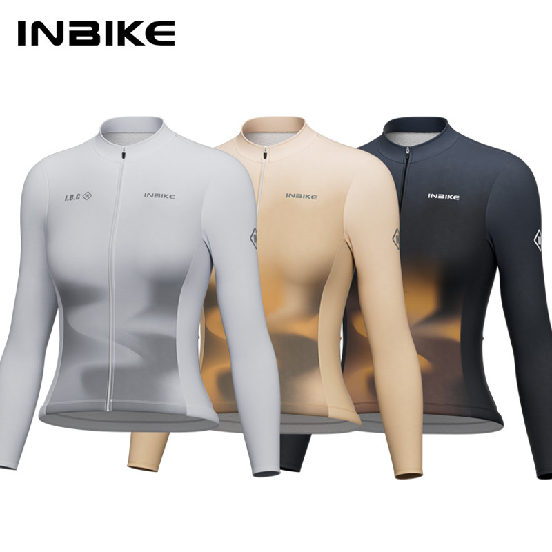 Camisa Térmica De Ciclismo De Inverno Feminino Velo Manga Longa De Bicicleta Com Bolsos Mountain Road Bike MTB Roupas