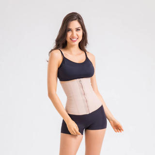 Cinta Modeladora Abdominal Com Ziper 419 Esbelt em Oferta na Shopee