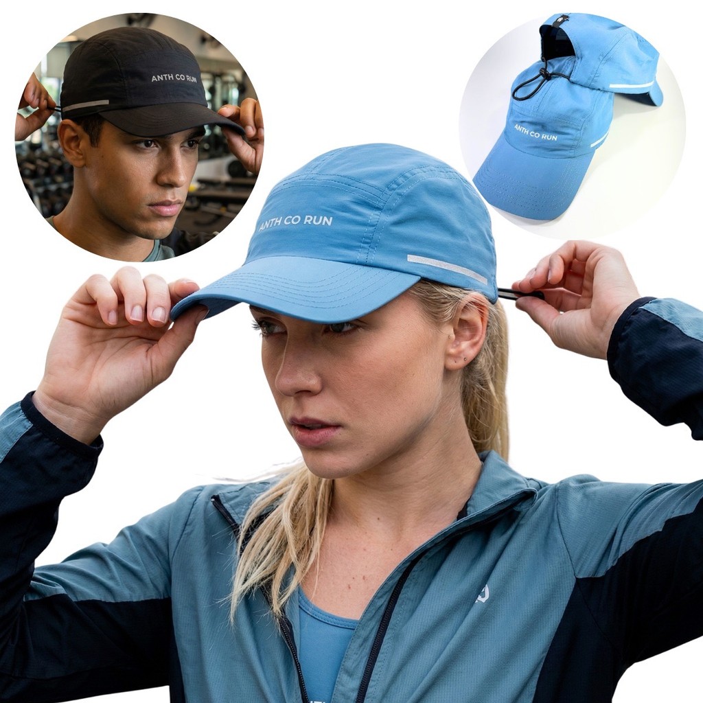 Boné Corrida Esportes Fitness Anth Co Reflex Impermeável Aba Curva Original Leve Masculino Feminino Urbano Academia em Oferta na Shopee