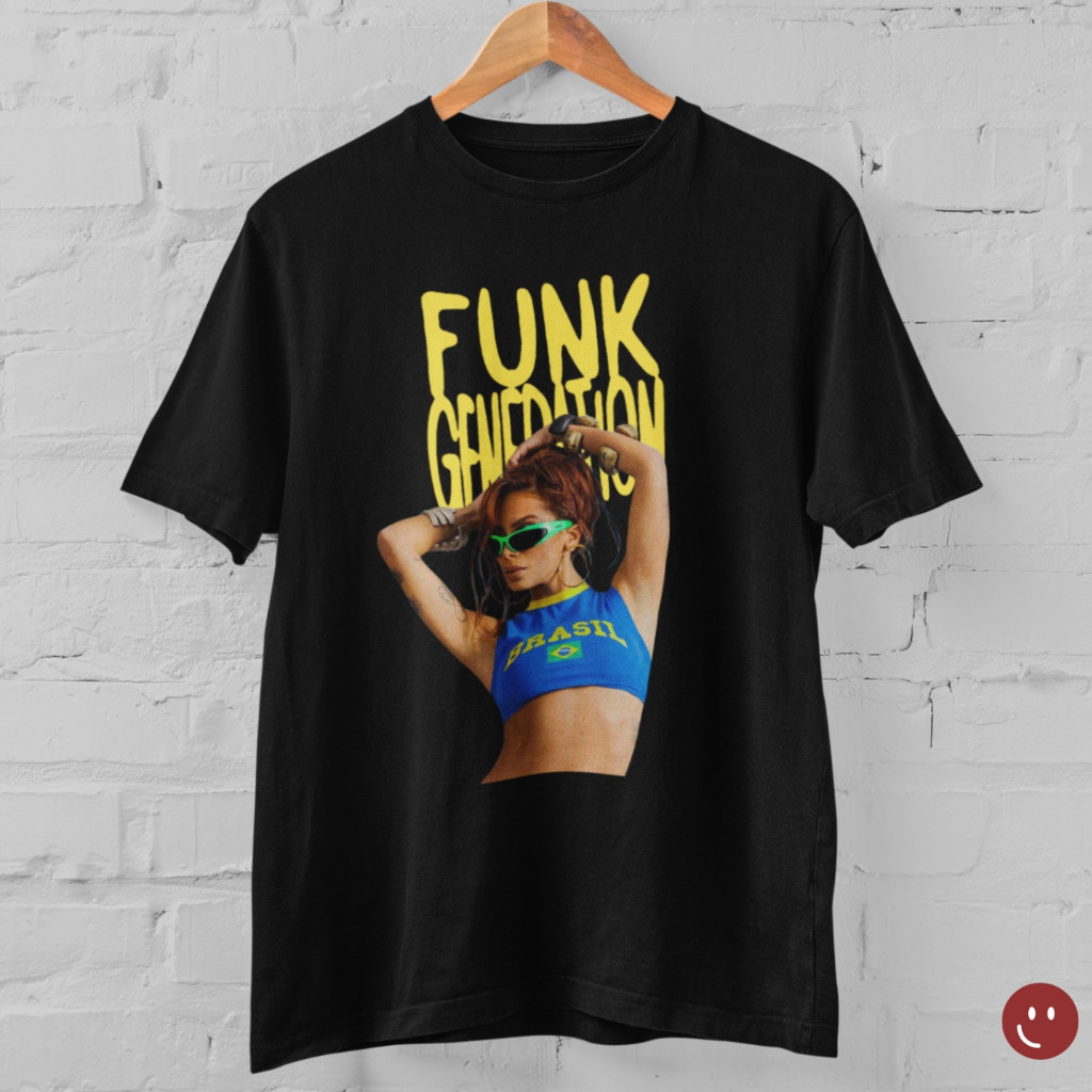 Camisa Álbum Funk Generation Anitta Minimalista - UNISSEX - 100% Algodão - UPPER TK