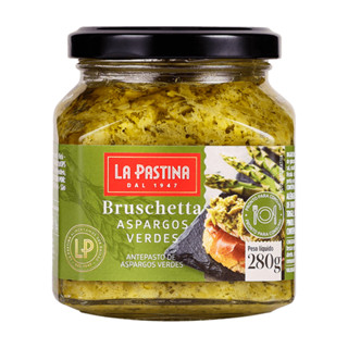 Bruschetta De Aspargos La Pastina Vidro 280g em Oferta na Shopee