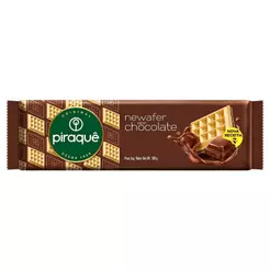 Biscoito Wafer Recheio Chocolate Piraquê Newafer Pacote 100g