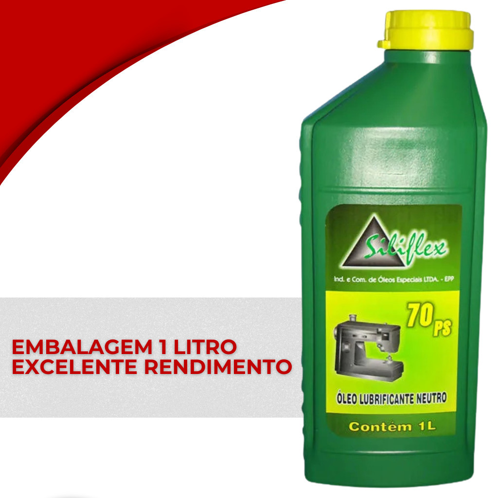 Oleo Siliflex Lubrificante Neutro Para Maquina de Costura Industrial Reta Galoneira Overlock — imagem 2 de 2