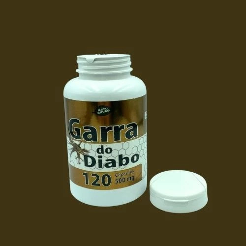 3x garra do diabo 100% natural 120 capsulas de 500 mg