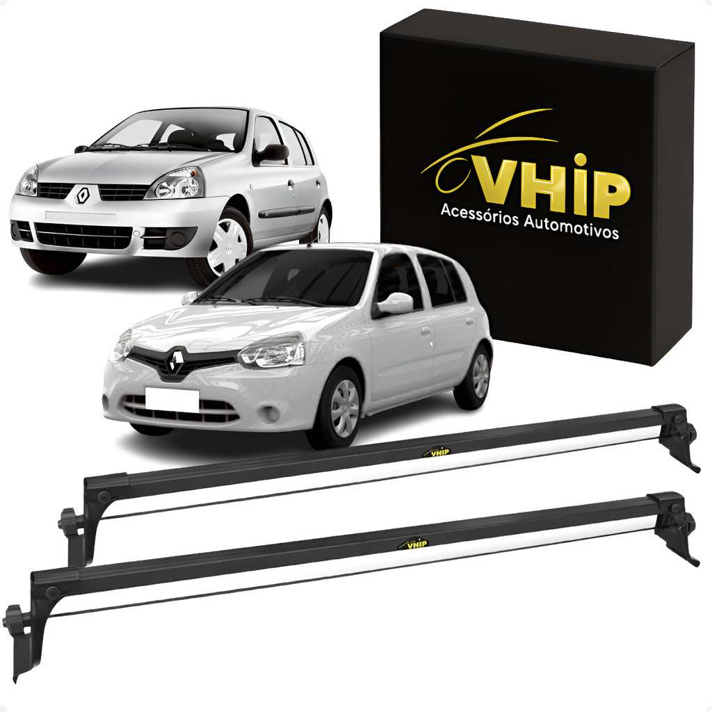 Rack De Teto Bagageiro Renault Clio 02 Portas 2001 2002 2003 2004 2005 2006 2007 2008 2009 2010 2011 2012 2013 20142015