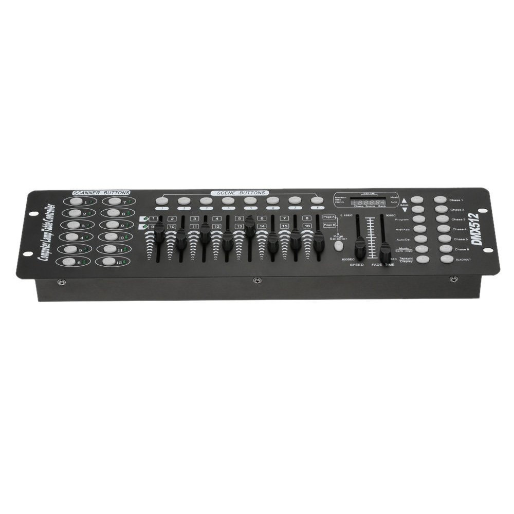Mesa de Controladora Luz 192 Cenas Dmx 512 Profissional