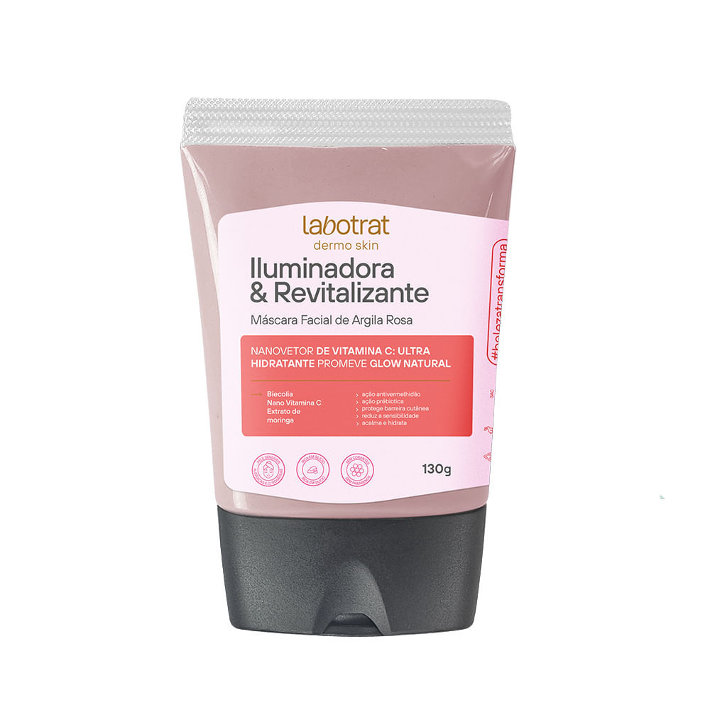 Máscara Facial Labotrat Argila Rosa Iluminadora E Revitalizante 130g