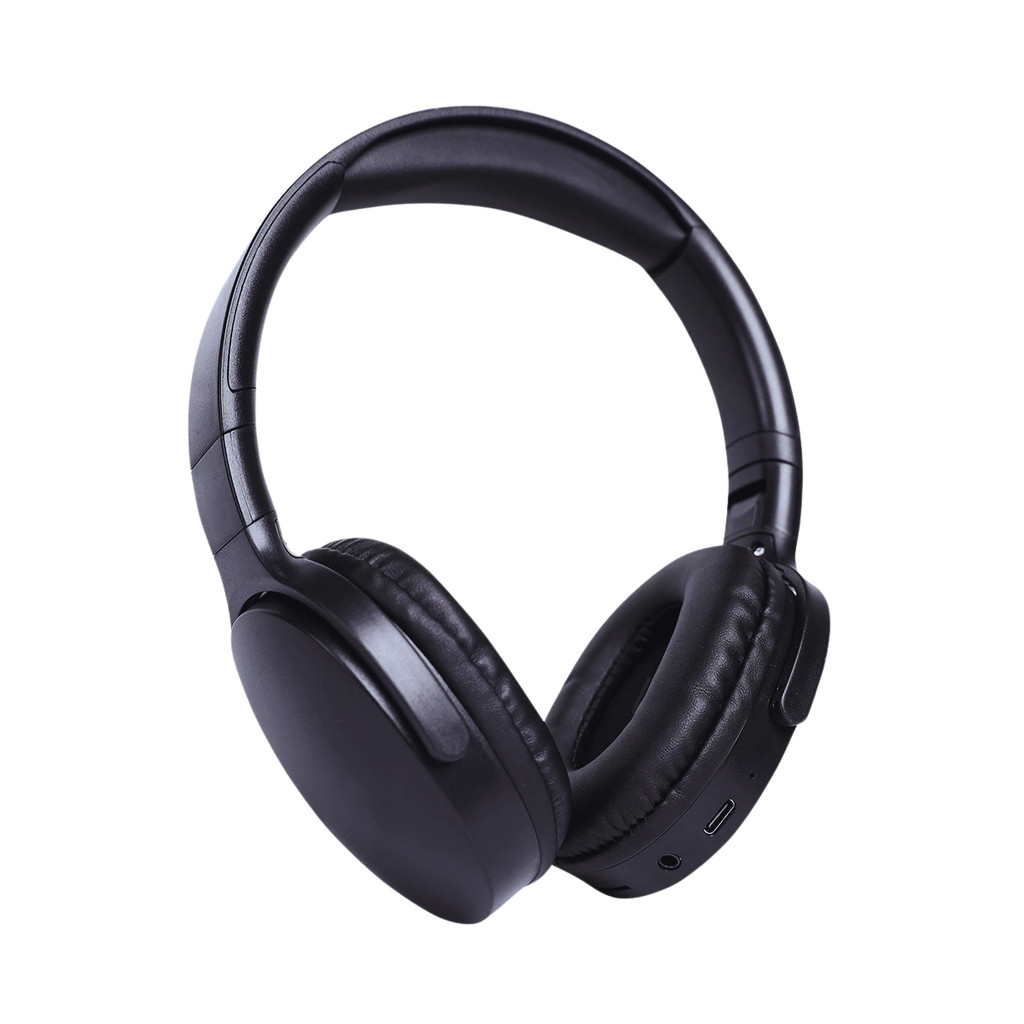 P2961 Fone de ouvido dobrável com cancelamento de ruído ativo e sem fio Bluetooth para jogos e música Microfone embutido