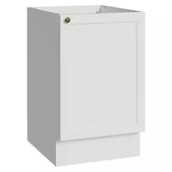 Balcão de Cozinha 50cm 1 Porta (Sem Tampo) Branco Vik Madesa