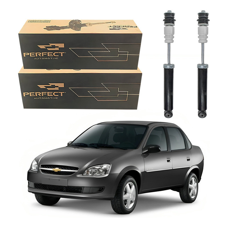 Par Amortecedor Traseiro Corsa Classic 1.0 2010 A 2016