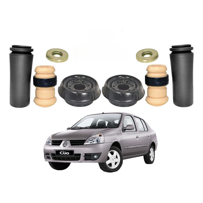 Kit Batente Dianteiro Sampel Clio Sedan 1.0 1.6 2003 A 2009