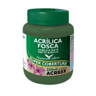 Tinta acrílica fosca Verde Musgo 250ml 513 Acrilex em Oferta na Shopee