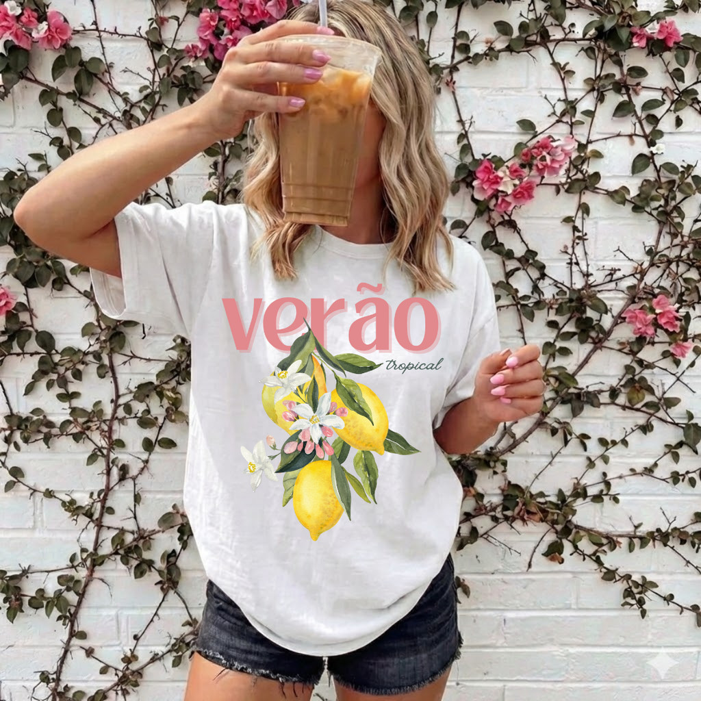 T-shirt Camiseta Feminina Estampada Camiseta Estampada Aesthetic Estilosa Verão Tendência Blogueira