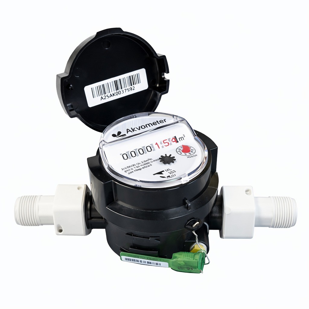 KIT HIDROMETRO COMPOSITE 3/4" COM CONEXAO 1,5-3,0 M RELOGIO