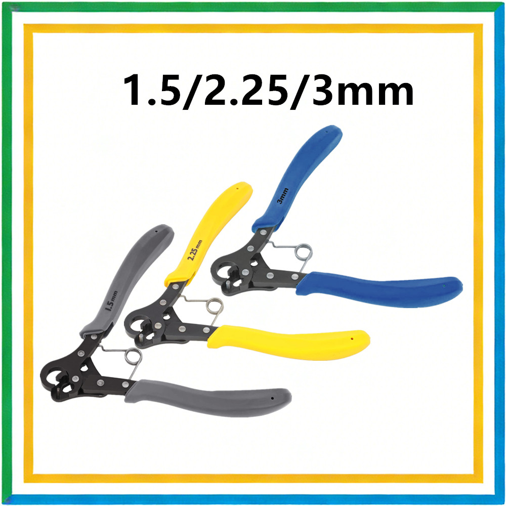 Bobinador de fio redondo de 1.5/2.25/3mm, ferramentas para fazer joias, alicate de fio esférico