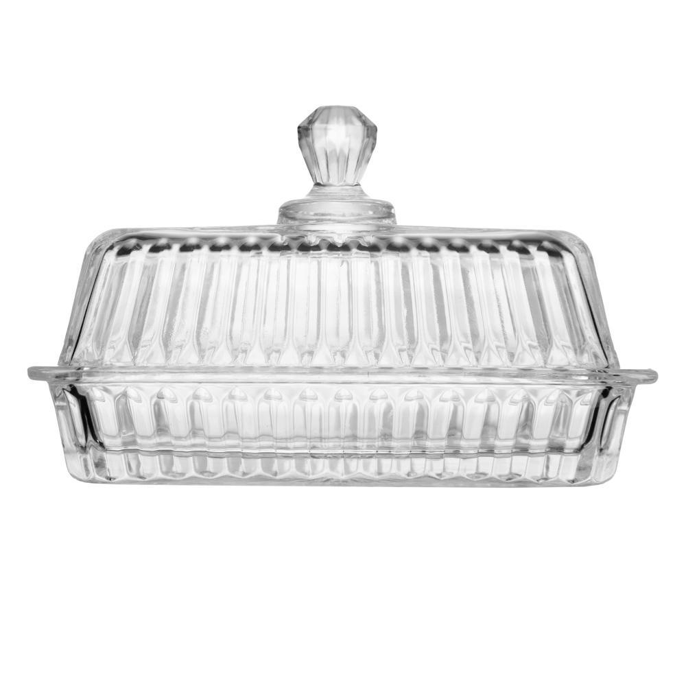 Manteigueira Geneva 17cm x 10cm x 11cm Cristal - Wolff