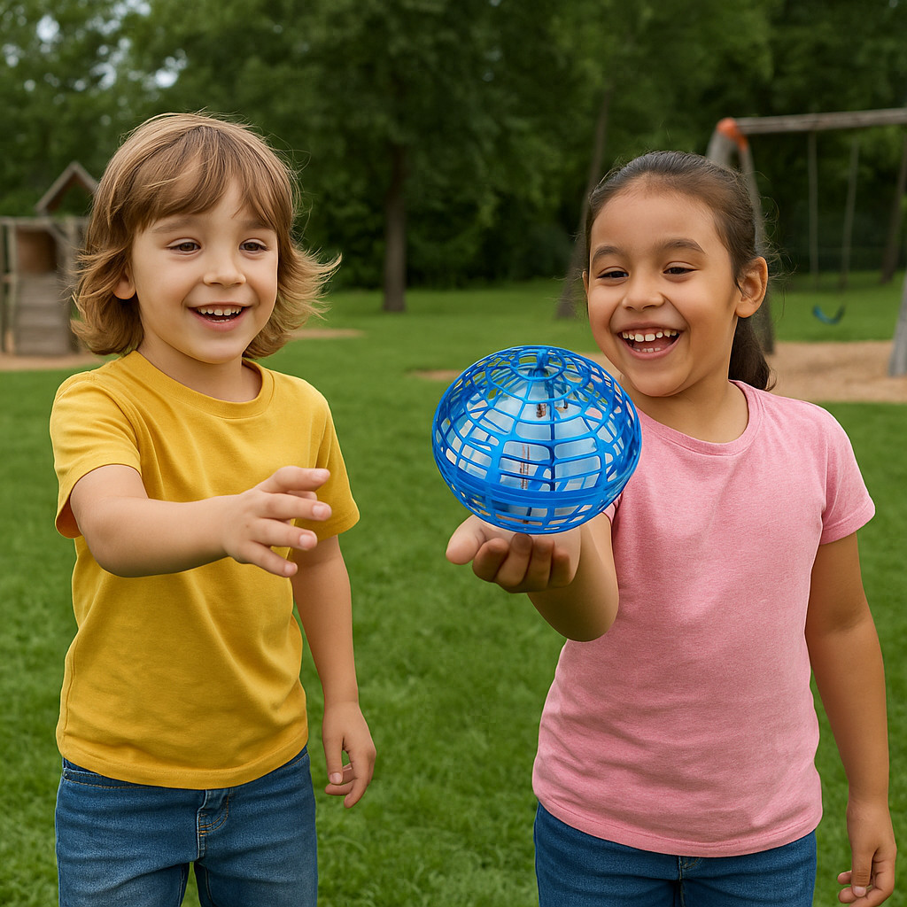 Bola Mágica Voadora Infantil com Luzes LED e Controle por Movimento em Oferta na Shopee