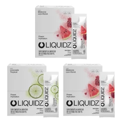 Kit 2 Sabores LIQUIDZ® - Eletrólitos Zero Açúcares - 3 Caixas - 42 sachês