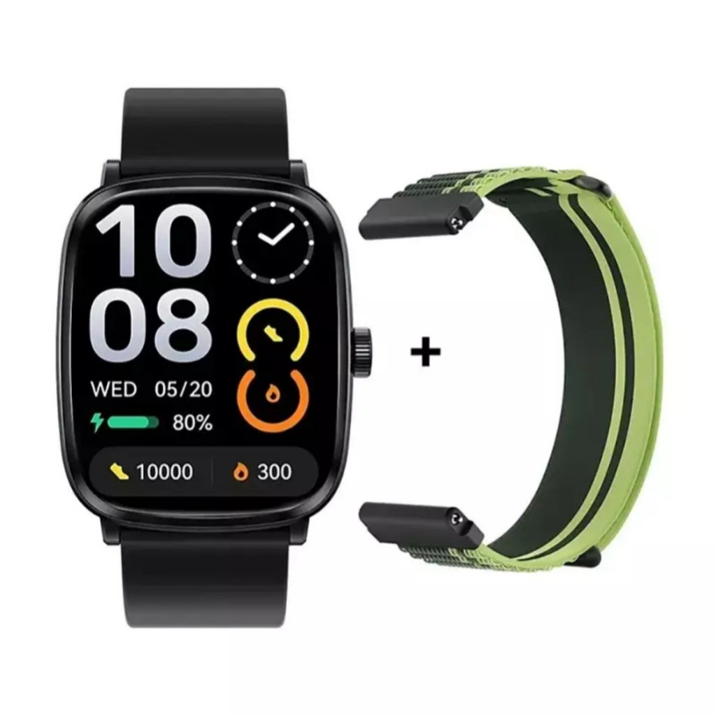 Smartwatch Xiaomi Haylou Solar RS5 Amoled Pulseira Extra A Prova Dag Imports