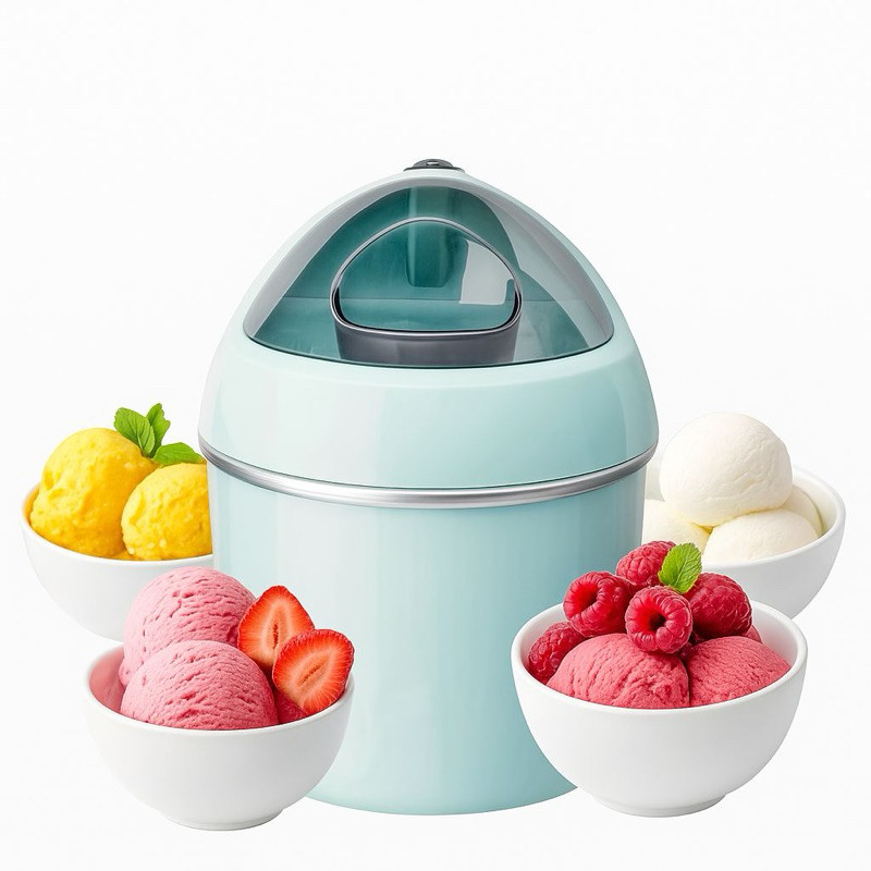 Maquina De Fazer Sorvete E Logurte Caseira 2 Em 1 Saudável em Oferta na Shopee