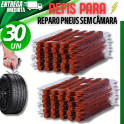 REFIL BORRACHARIA MACARRAO REPARO PNEU SEM CAMARA CARRO MOTO BIKE CAMINHAO Fenomenal original