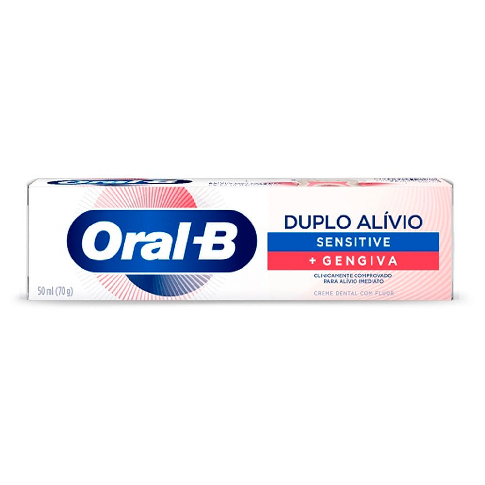 Creme Dental Oral-B Duplo Alívio 70g