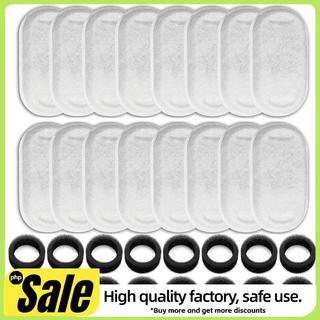Conjunto com 16 filtros de reposi??o para fonte de ��gua de gatos.