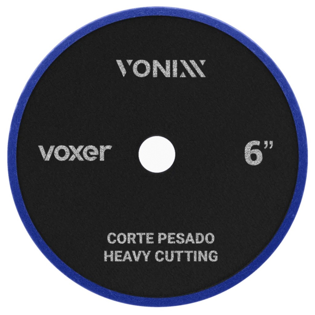Boina De Lã Voxer Corte Pesado 6 Polegadas Vonixx Para Polimento Automotivo E Remoção De Riscos