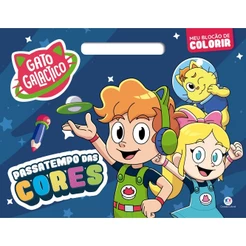 Livro Gato Galactico - Passatempo das cores