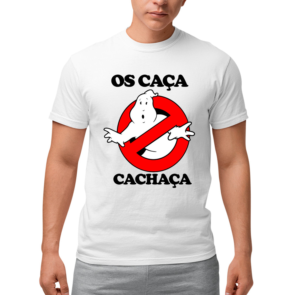 Camiseta Os Caça Fantasma Meme Carnaval