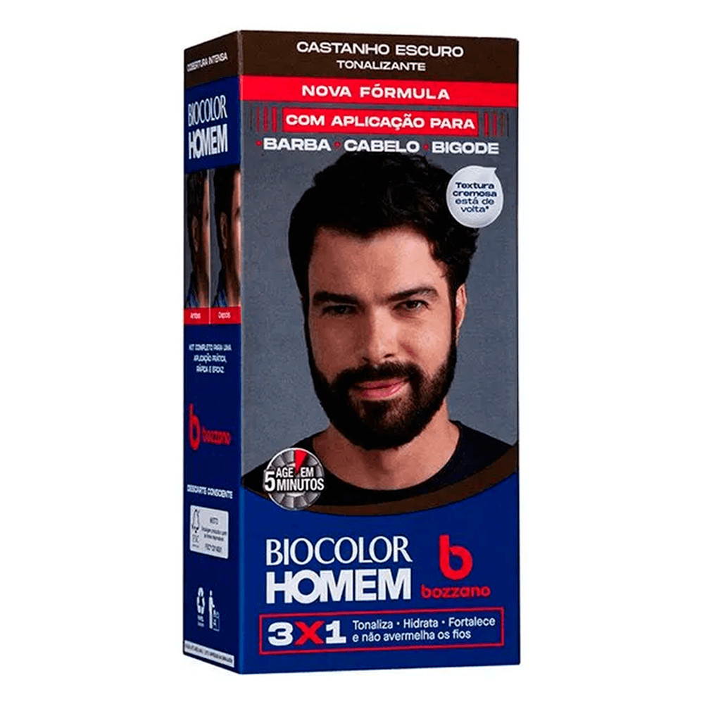 Tonalizante Biocolor Homem Castanho Escuro