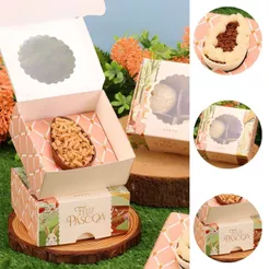 10 CAIXAS P/ 4 DOCES OU OVO 50G C/ VISOR VILA ENCANTADA 5481 ( PASCOA JANGO 2026 )