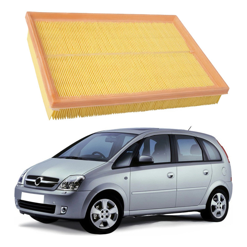 Filtro Ar Motor Meriva 1.8 8v Flex 2005 A 2008