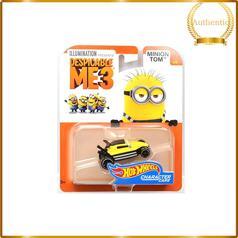 Hot Wheels Minions Character Cars Tom 1:64 Die-Cast Character Car