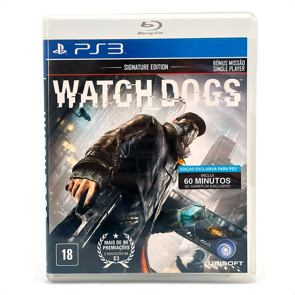 Jogo Watch Dogs Signature Edition Mídia Fisica  - PS3