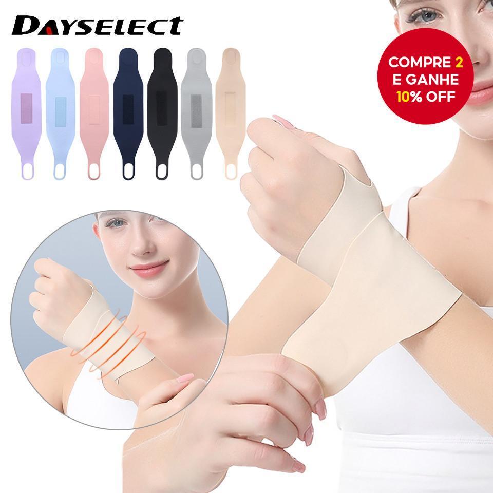  Diaselect 1 Peça Suporte de Polegar Esportivo, Compressão Ajustável, Antirritação, Antiderrapante, Faixa de Pulso